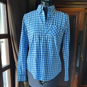 Ralph lauren gingham Button down dress Shirt size S